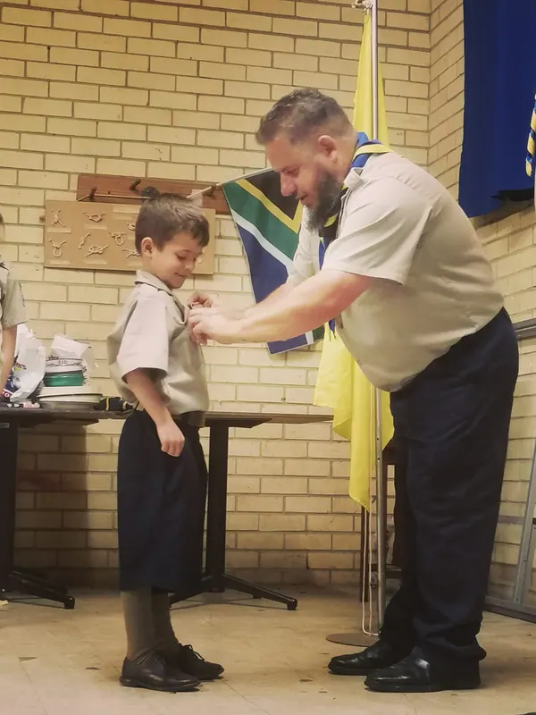 Cub investitures, photo 14