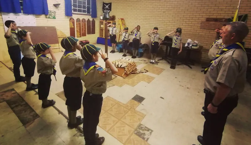 Cub investitures, photo 39