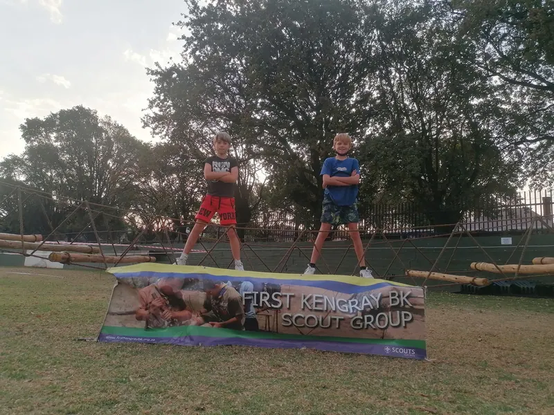 Our scouts build a suspension bridge for the Jeppe Highland Gathering, photo 6
