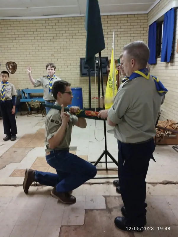 Badges and celebrations at 1st Kengray, photo 9