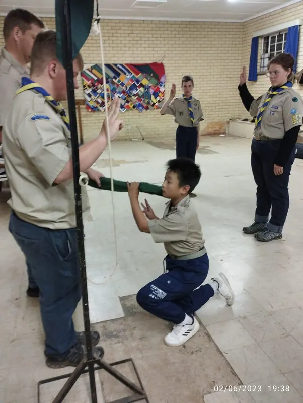 Campfire and new investitures, photo 12