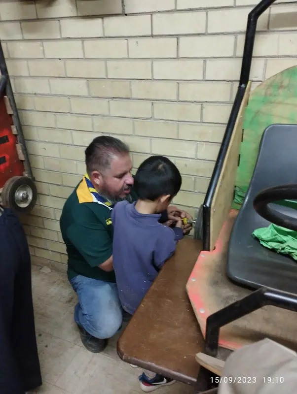 Cubs rebuild the DIY go-karts, photo 5