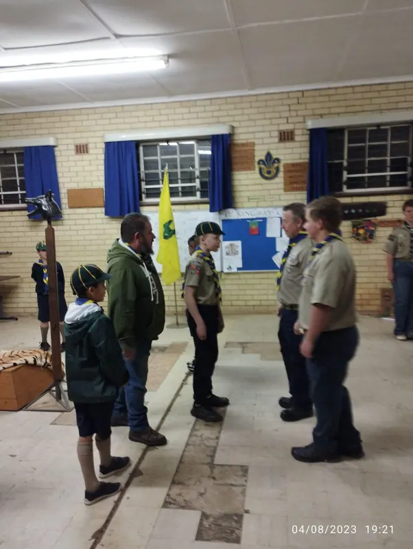 Moving On ceremony: Lukas goes up to Scouts, photo 4