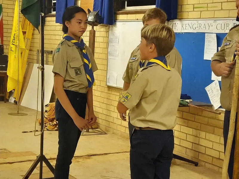 Welcome Joseph and Hannah Yen to the 1st Kengray scout troop, photo 14