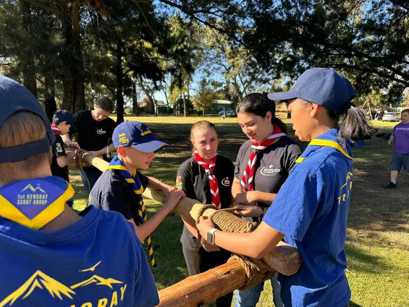 Raft building day with 1st Sao Jorge, photo 2