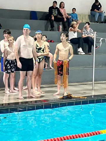 Swimming badge day for the Northrand District